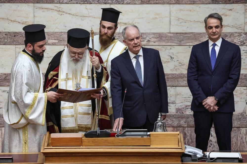 Konstantinos Tassoulas Sworn in as President