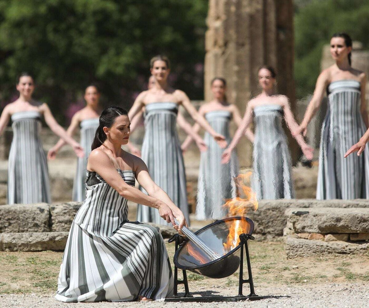 Олимпийский Огонь отправится из Греции во Францию